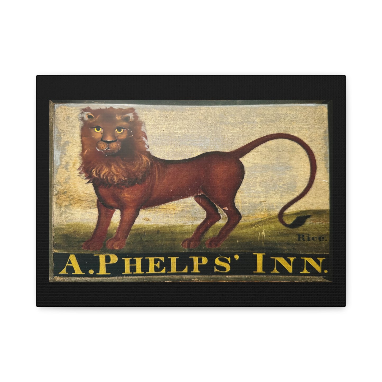A. Phelps Inn Matte Canvas, Stretched, 1.25"