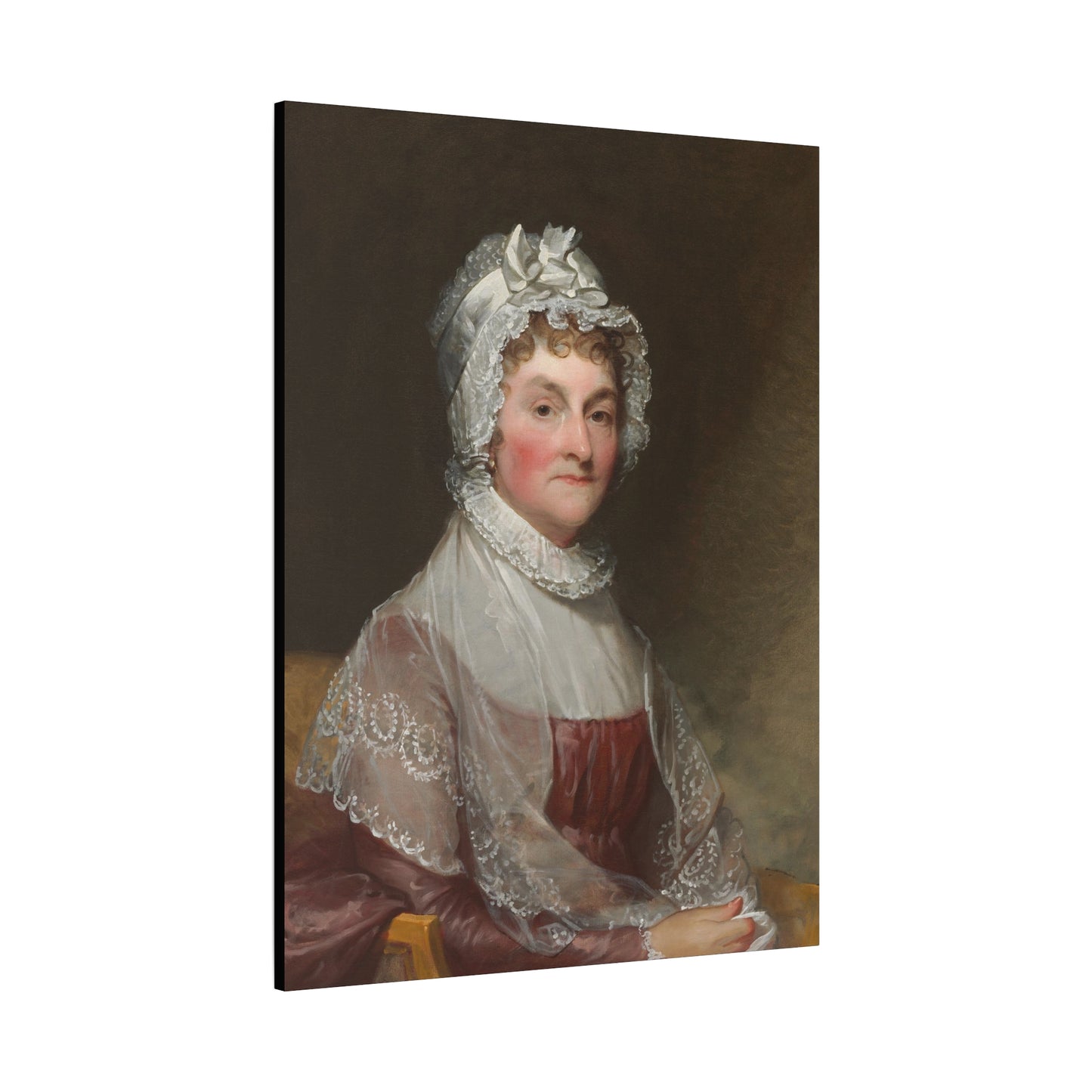 Abigail Adams wife of President John Adams Canvas Wall Art - Elegant Vintage Portrait of a Lady
