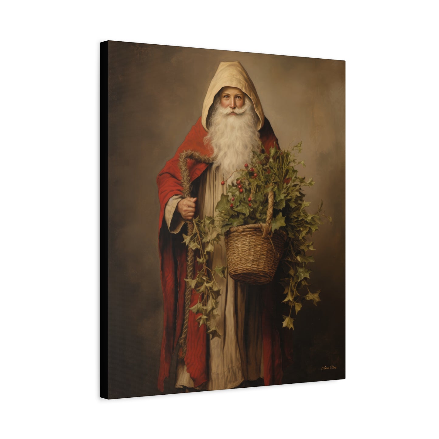 Sharing Santa Matte Canvas, Stretched, 1.25"