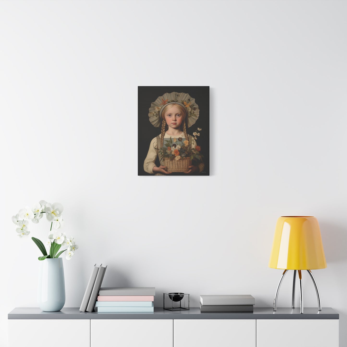 Flower Girl Matte Canvas, Stretched, 1.25"