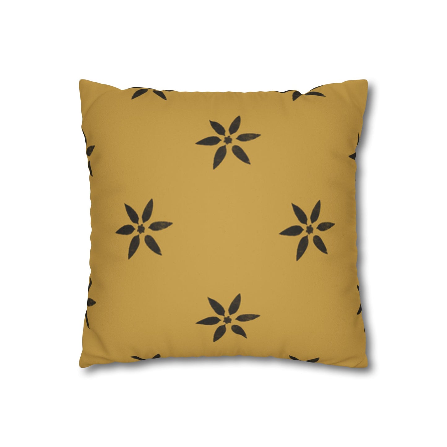 Faux Suede Square Pillowcase