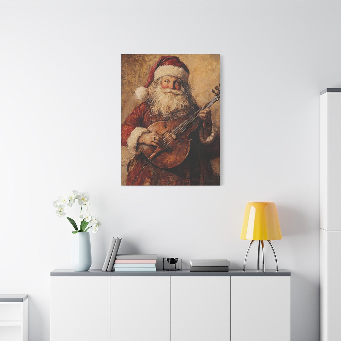 Nashville Santa Matte Canvas, Stretched, 1.25"