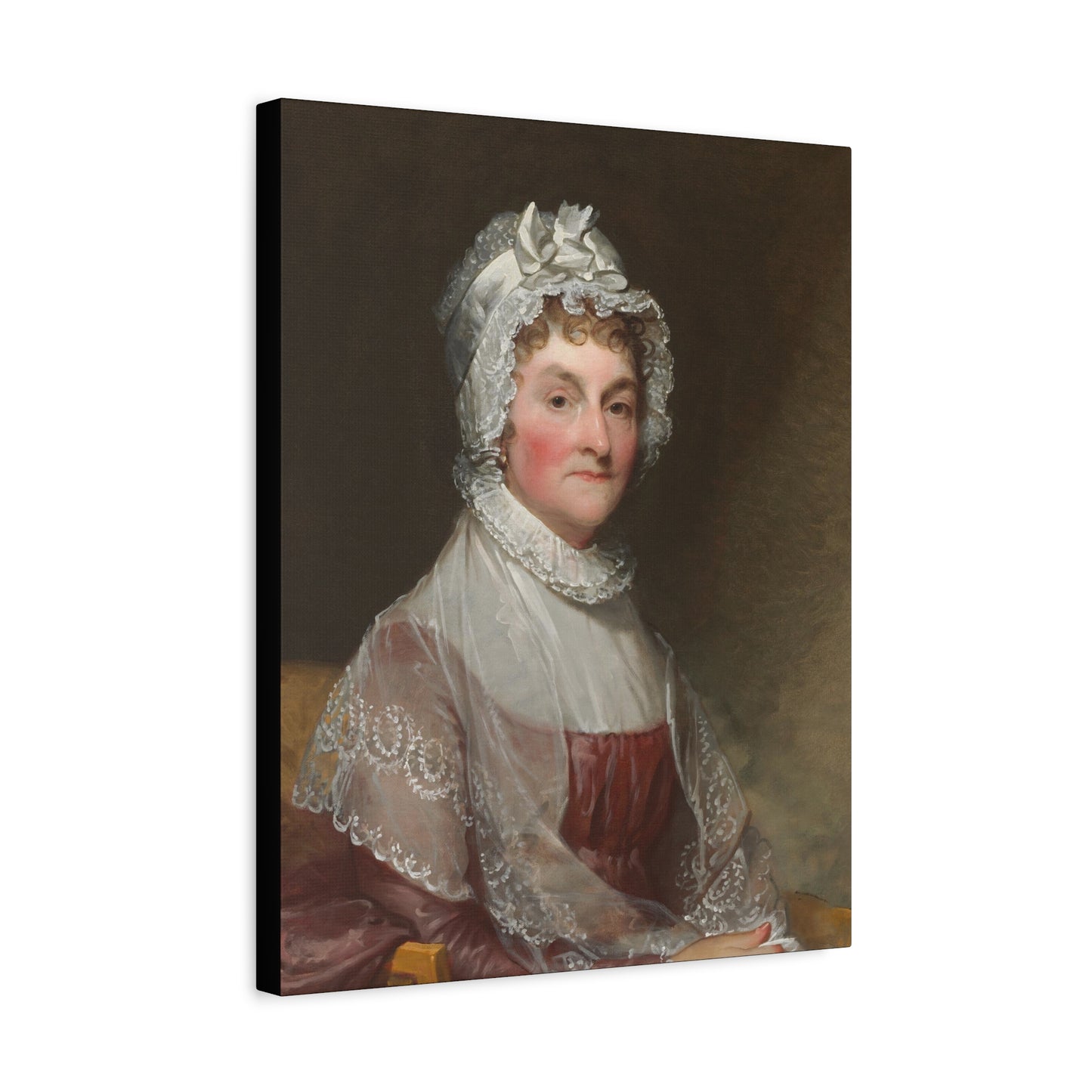 Abigail Adams wife of President John Adams Canvas Wall Art - Elegant Vintage Portrait of a Lady