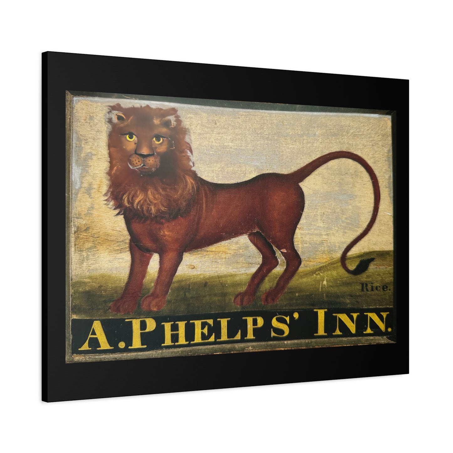 A. Phelps Inn Matte Canvas, Stretched, 1.25"