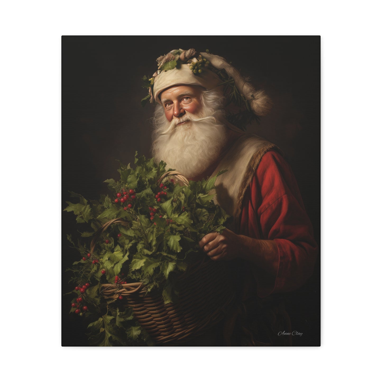 Unconventional Santa Matte Canvas, Stretched, 1.25"