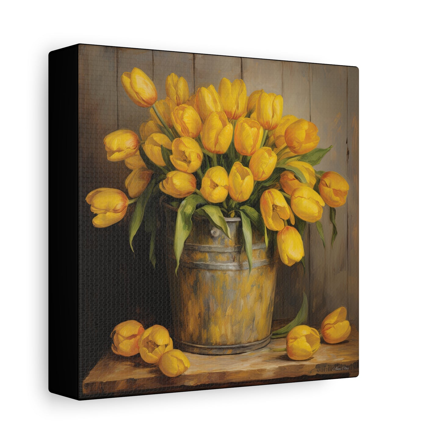 Something Yellow Matte Canvas, Stretched, 1.25"