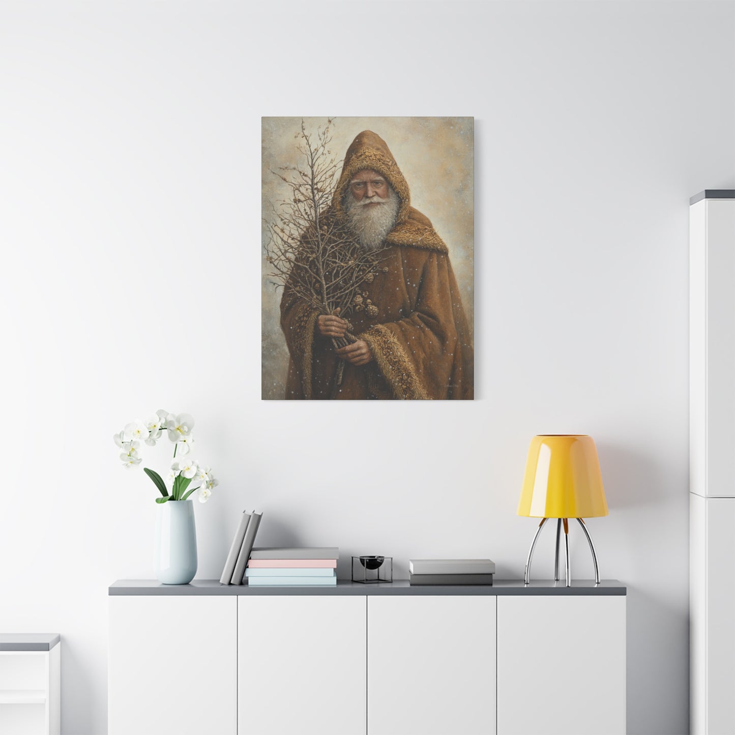 Natural Santa Matte Canvas, Stretched, 1.25"
