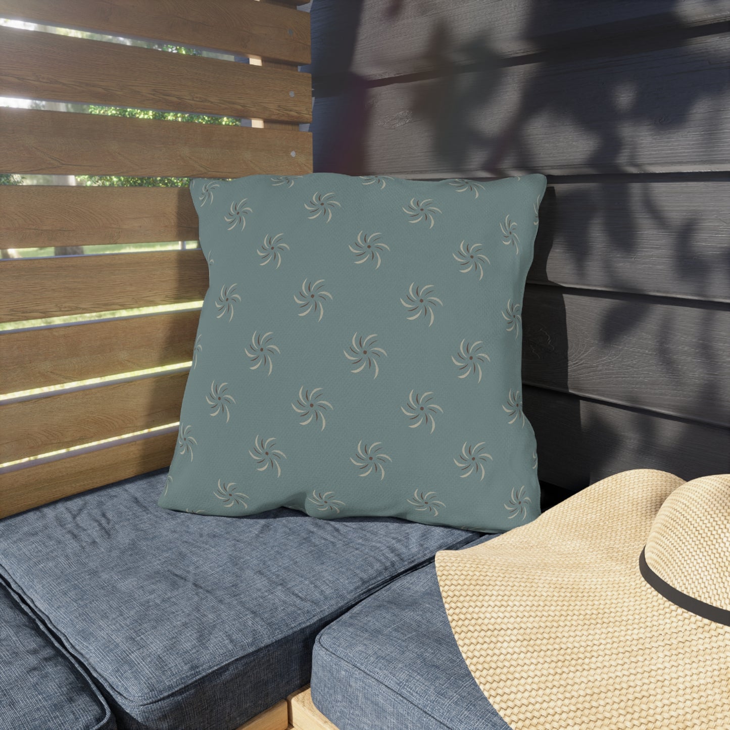 Cozy Outdoor Pillows with Swirl Design - Perfect for Patios and Gardens