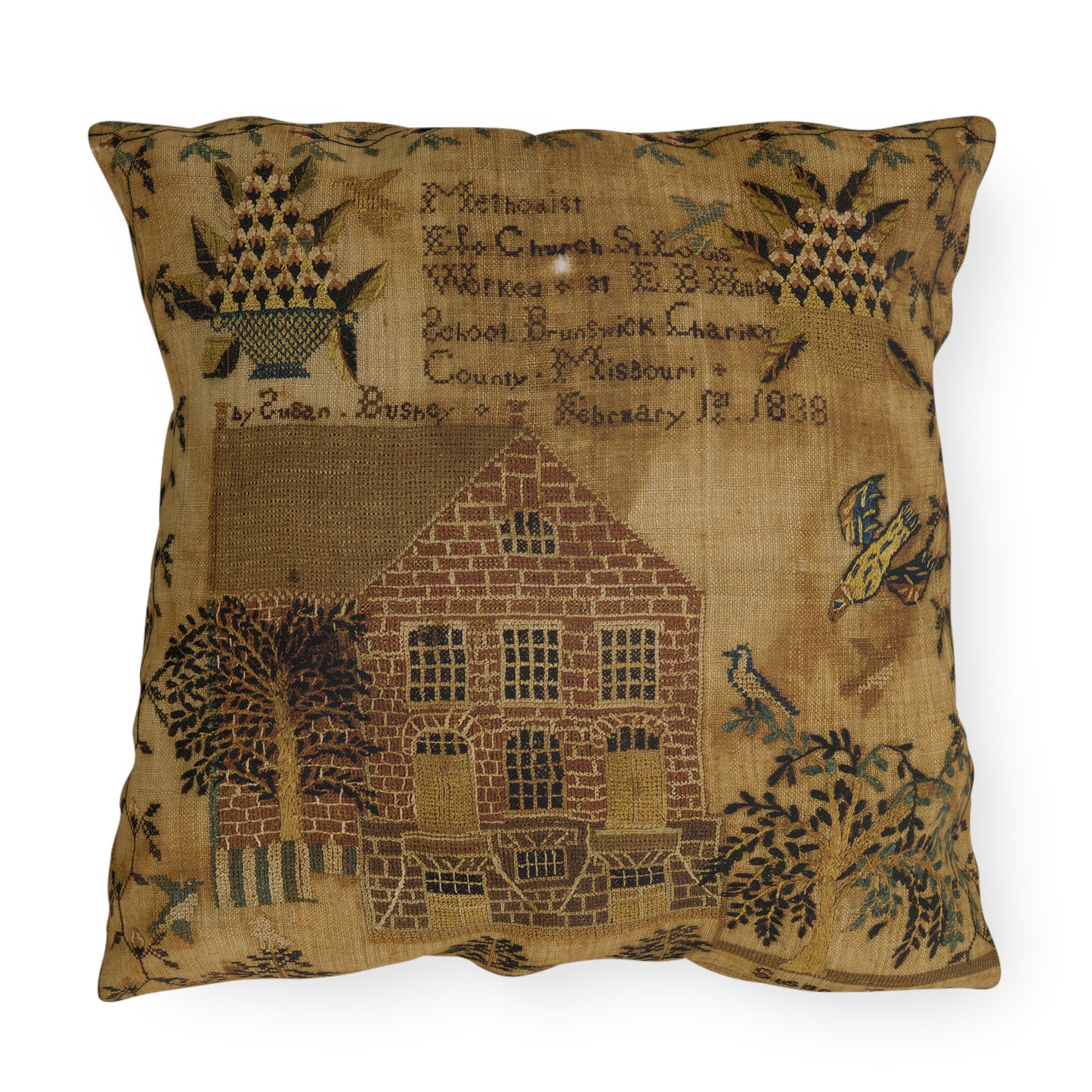 Gritty Prim Outdoor Pillows