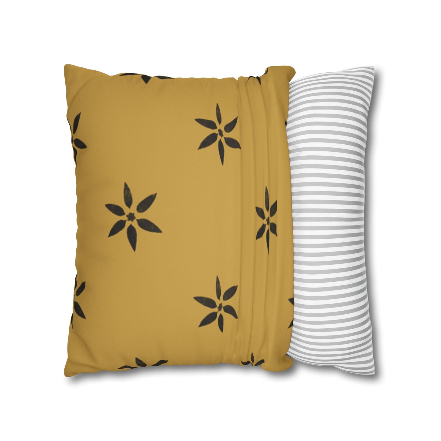Faux Suede Square Pillowcase