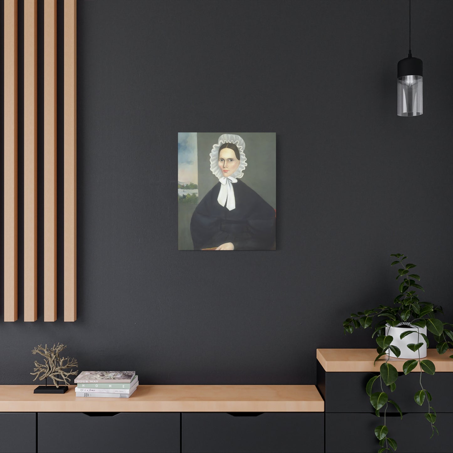 Mrs. Parsons Vintage Art Canvas Print - Elegant Portrait of a Woman in Historical Attire
