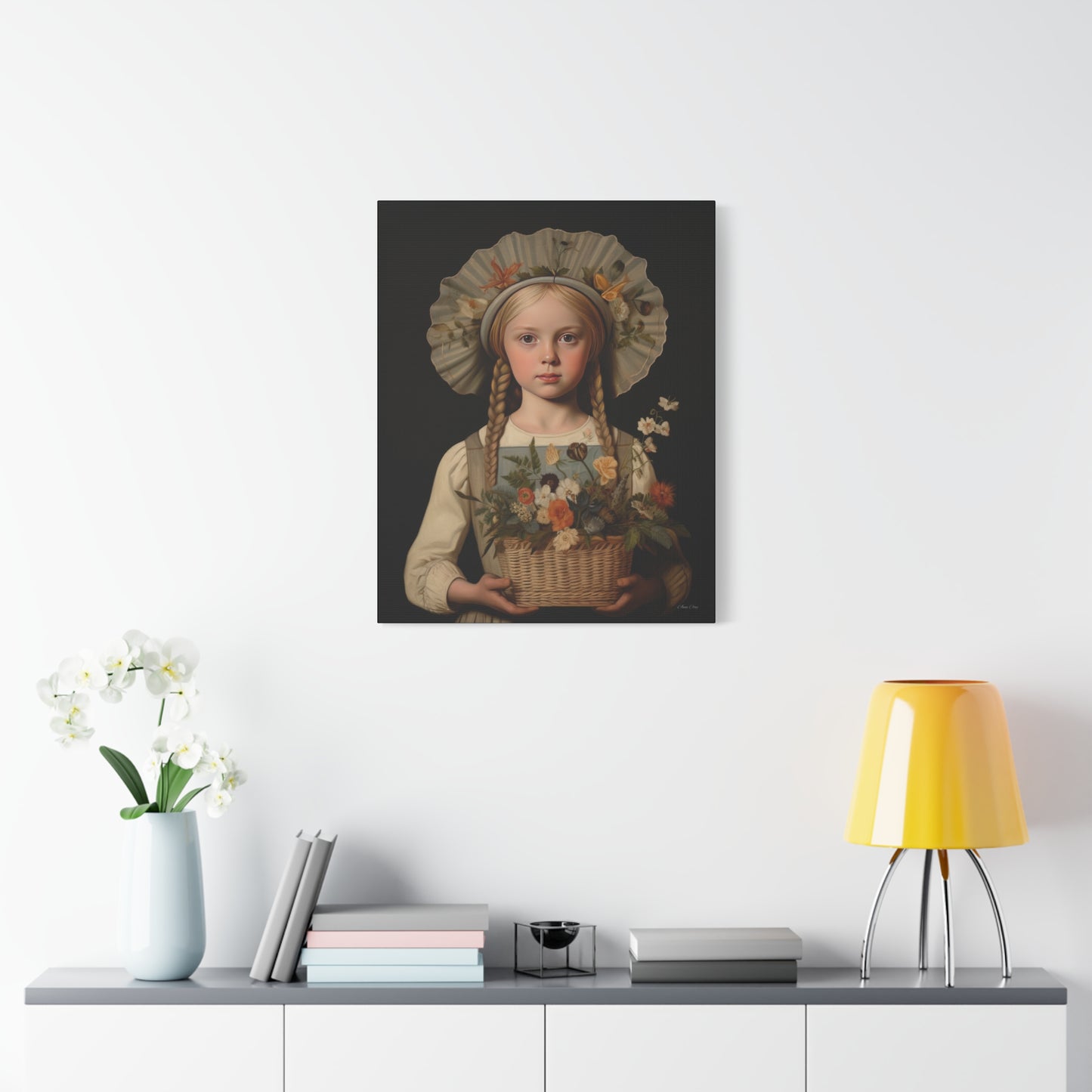 Flower Girl Matte Canvas, Stretched, 1.25"
