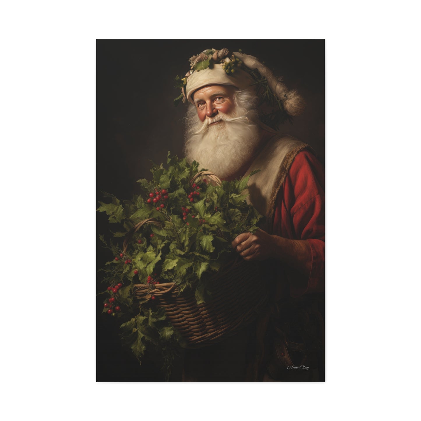 Unconventional Santa Matte Canvas, Stretched, 1.25"