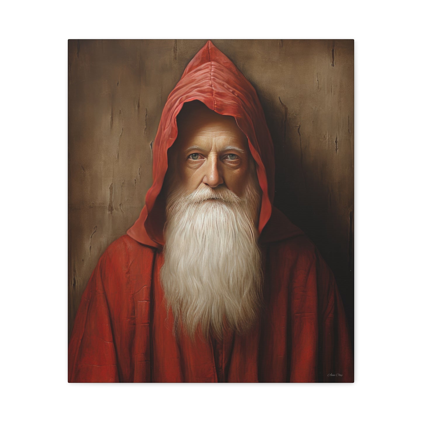 Mysterious Santa Matte Canvas, Stretched, 1.25"