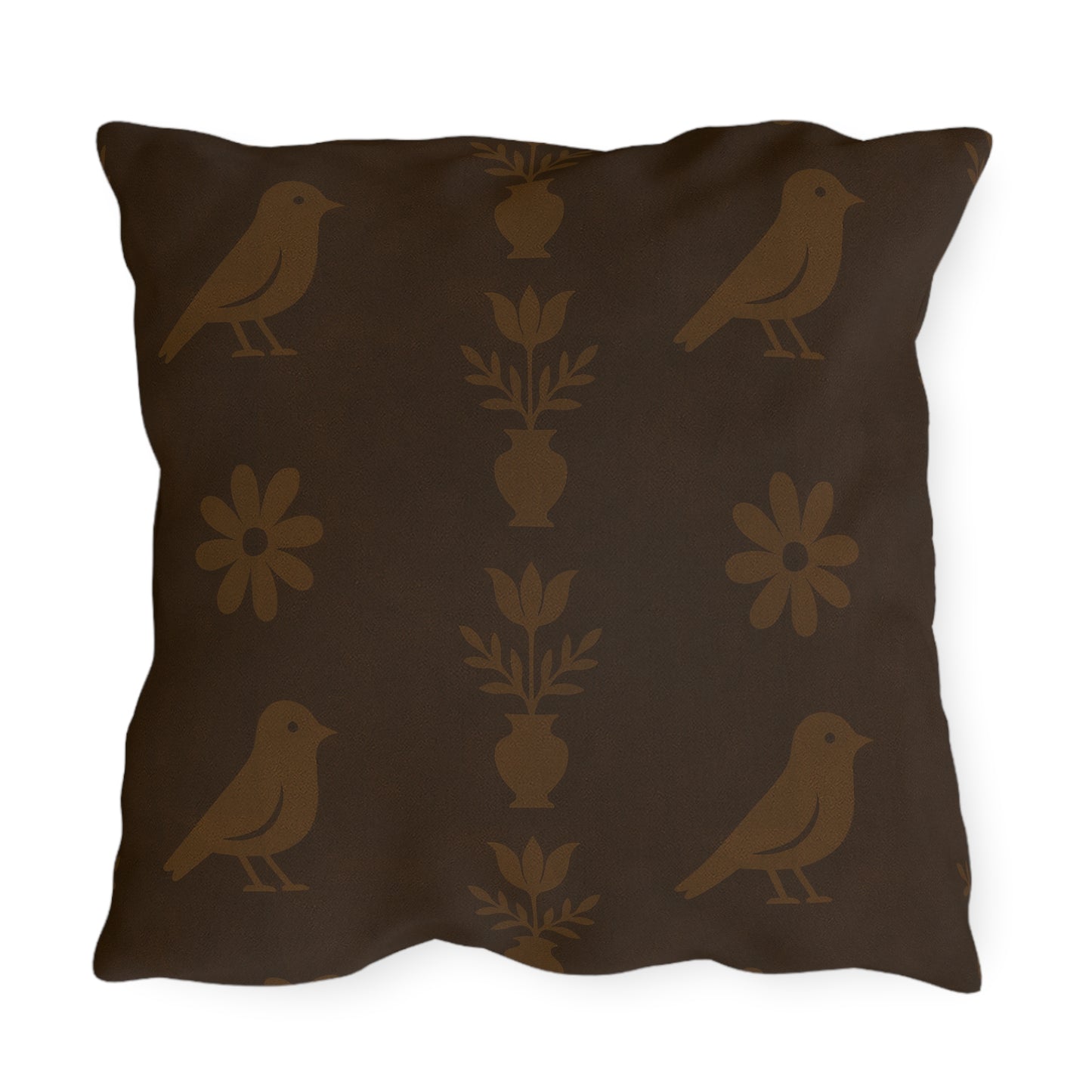 Chic Outdoor Pillows for Cozy Patios, Garden Decor, Seasonal Celebrations, Bird & Floral Design, Boho Throw Cushions