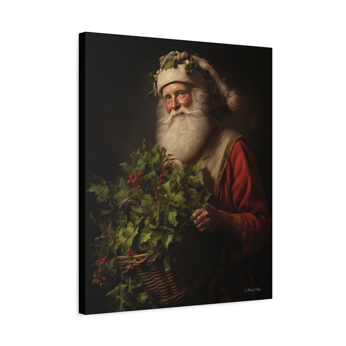 Unconventional Santa Matte Canvas, Stretched, 1.25"