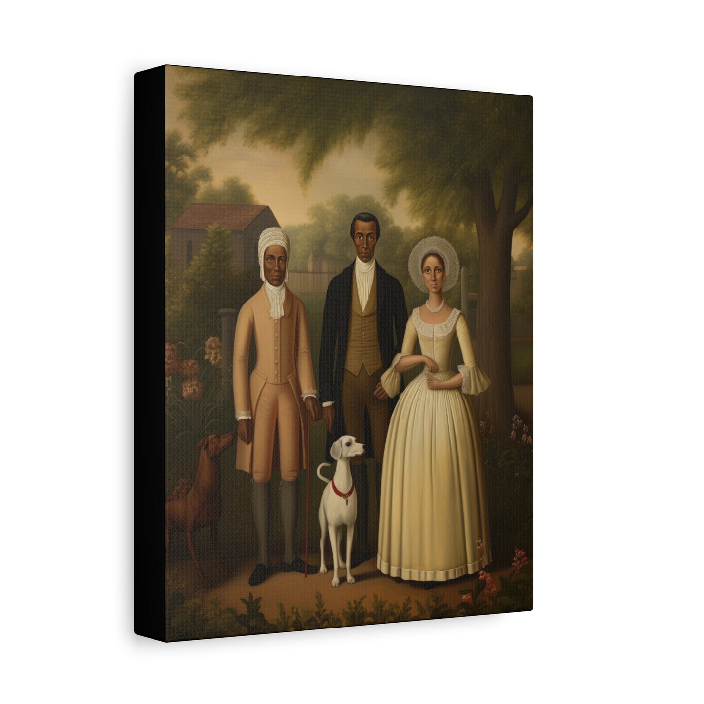Vintage Portrait Canvas Print - Timeless Family Heritage Art for Home Decor
