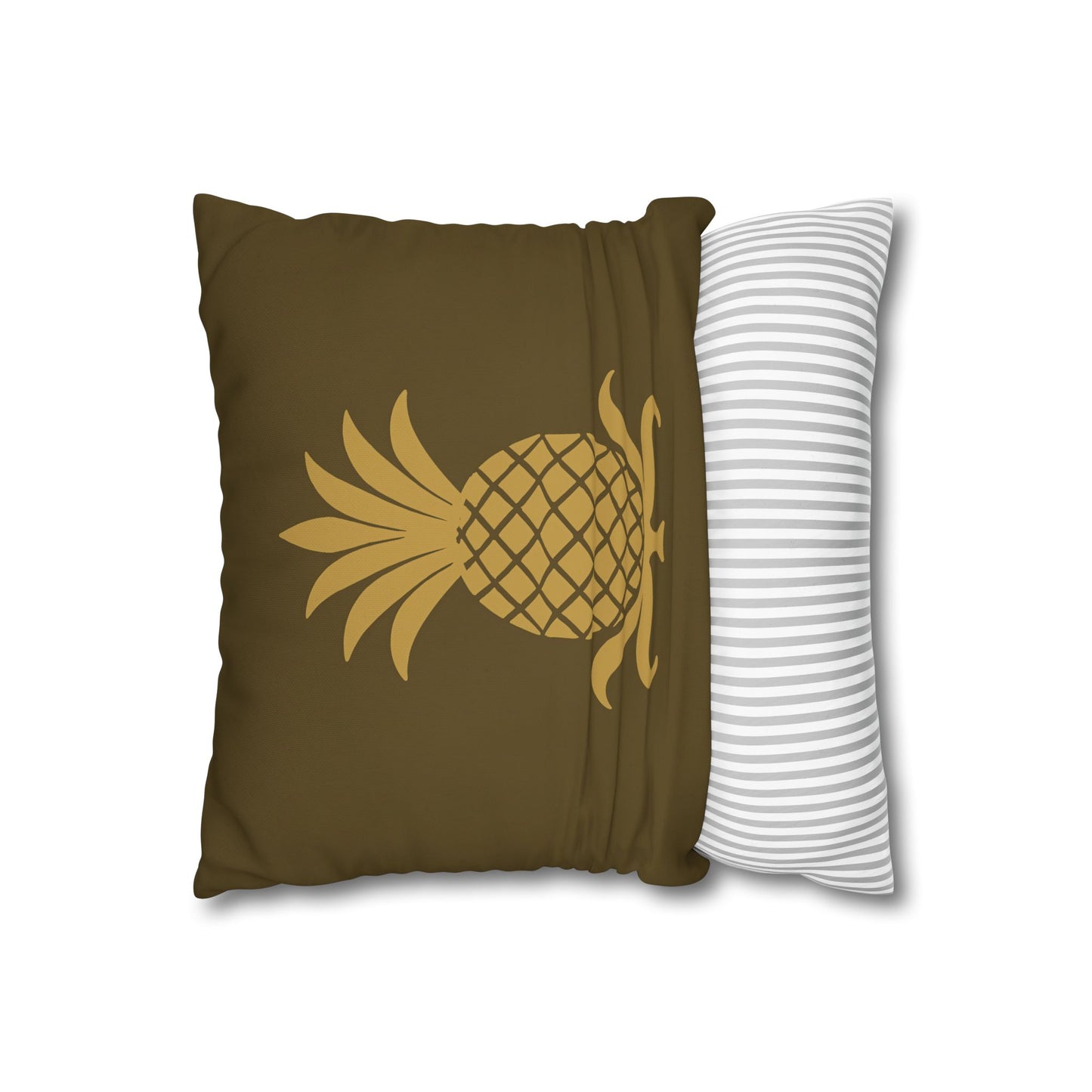 Tropical Pineapple Pillowcase, Home Décor, Summer Vibe, Gift Idea, Tropical Décor, Cozy Living Room, Boho Style Cushion