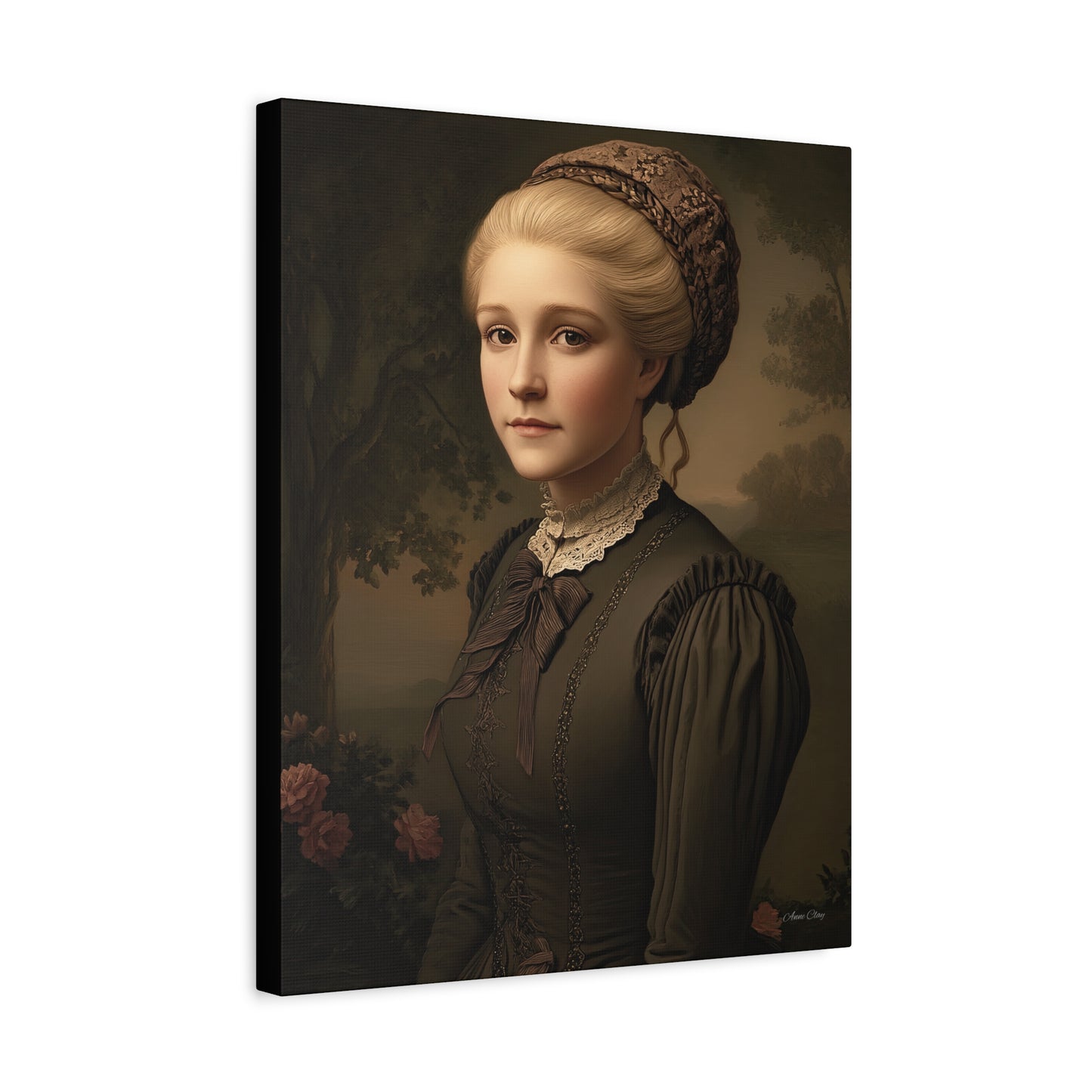 Elegant Vintage Portrait Canvas Wall Art, Home Decor, Gift for Art Lovers, Classic Style, Gallery Wall
