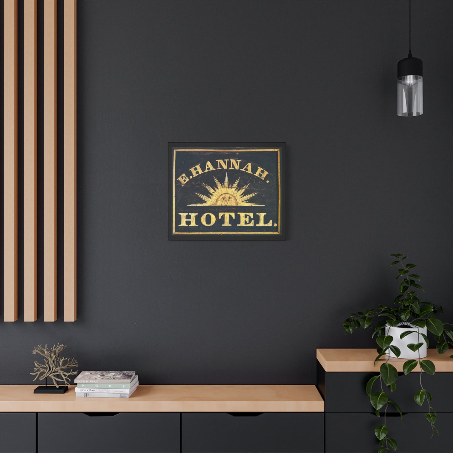 Hannah Hotel Matte Canvas, Stretched, 1.25"