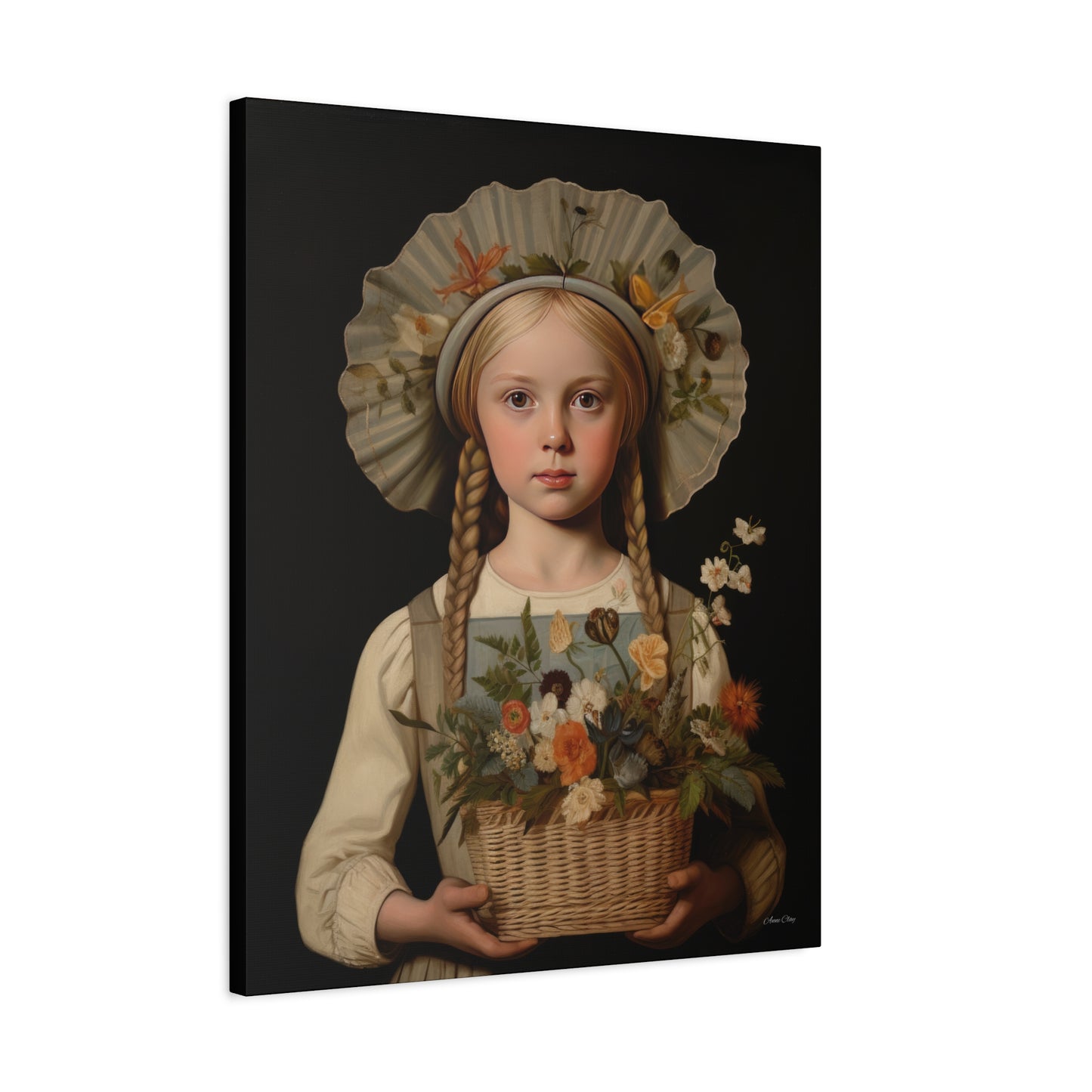 Flower Girl Matte Canvas, Stretched, 1.25"