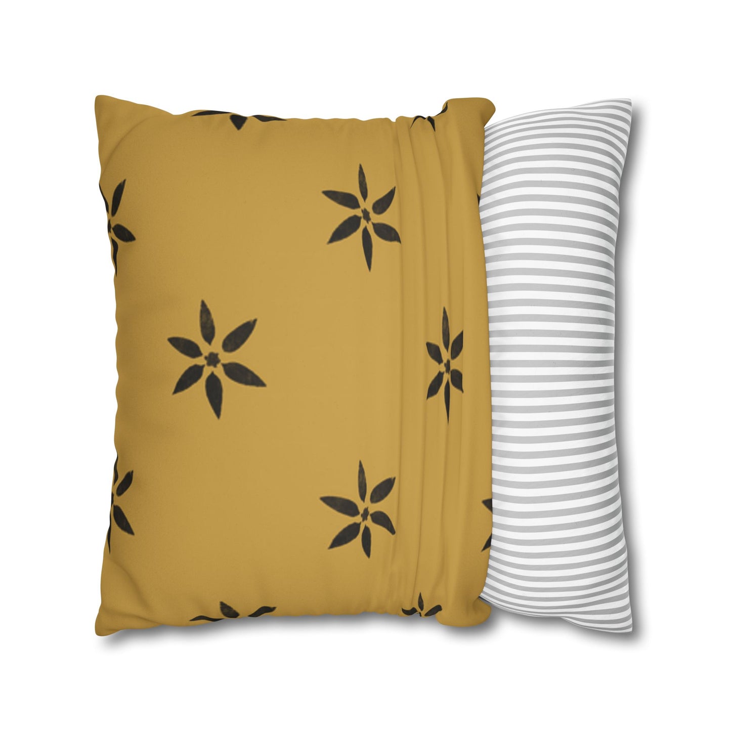 Faux Suede Square Pillowcase