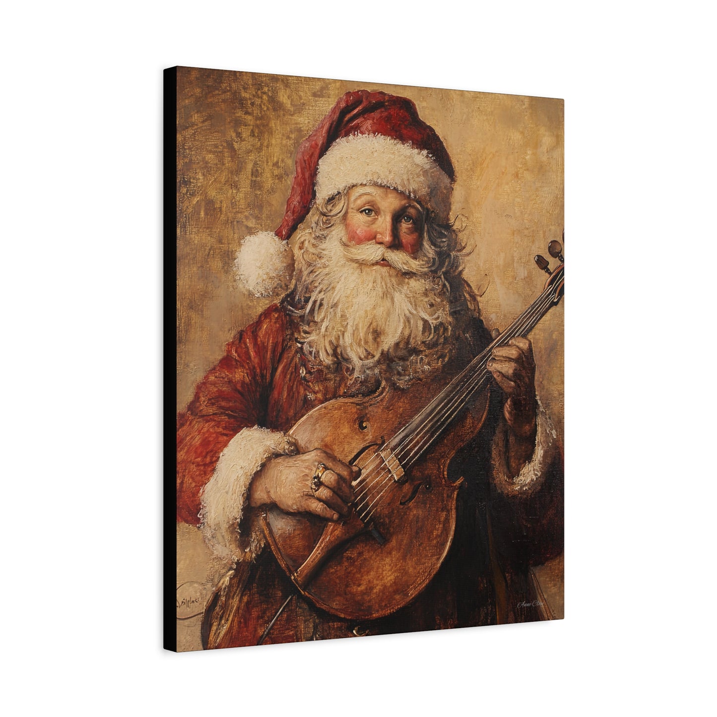 Nashville Santa Matte Canvas, Stretched, 1.25"