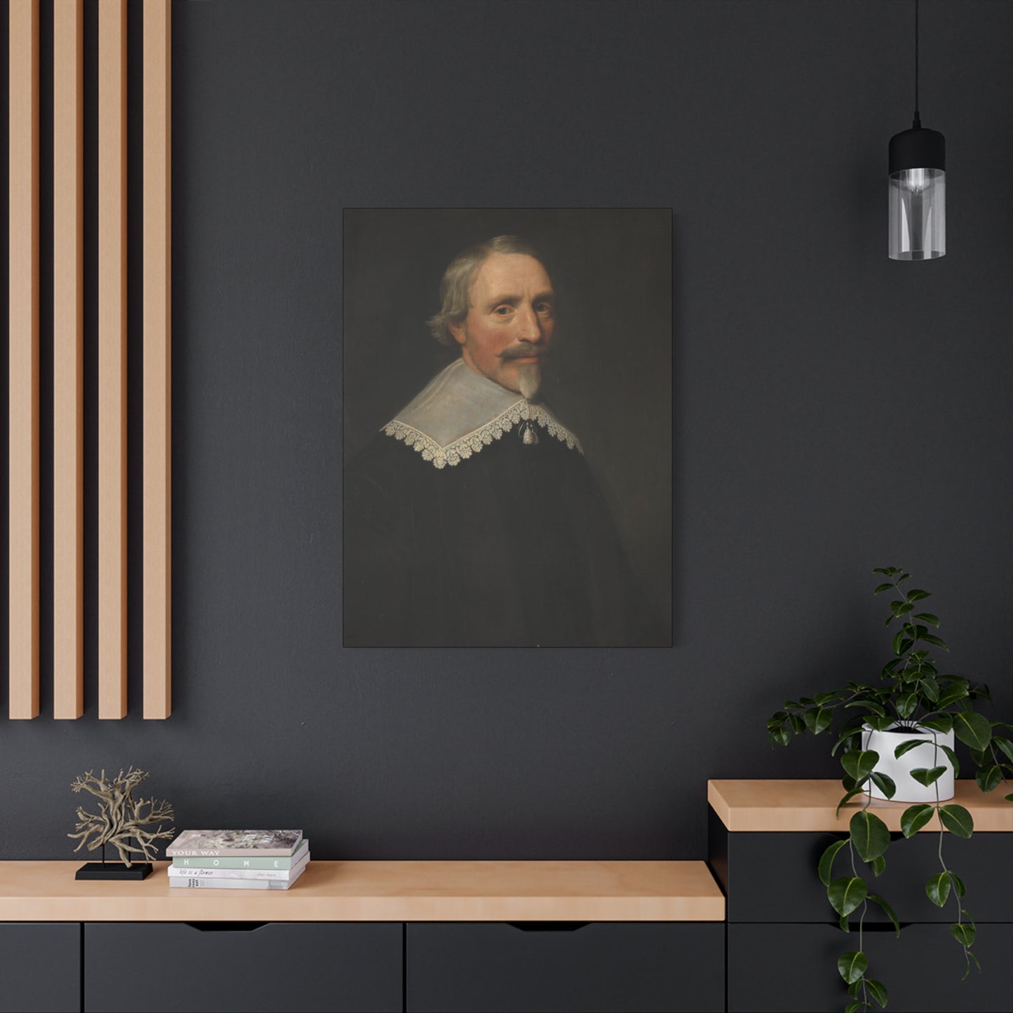 Classic Portrait Matte Canvas Wall Art – Timeless Home Décor