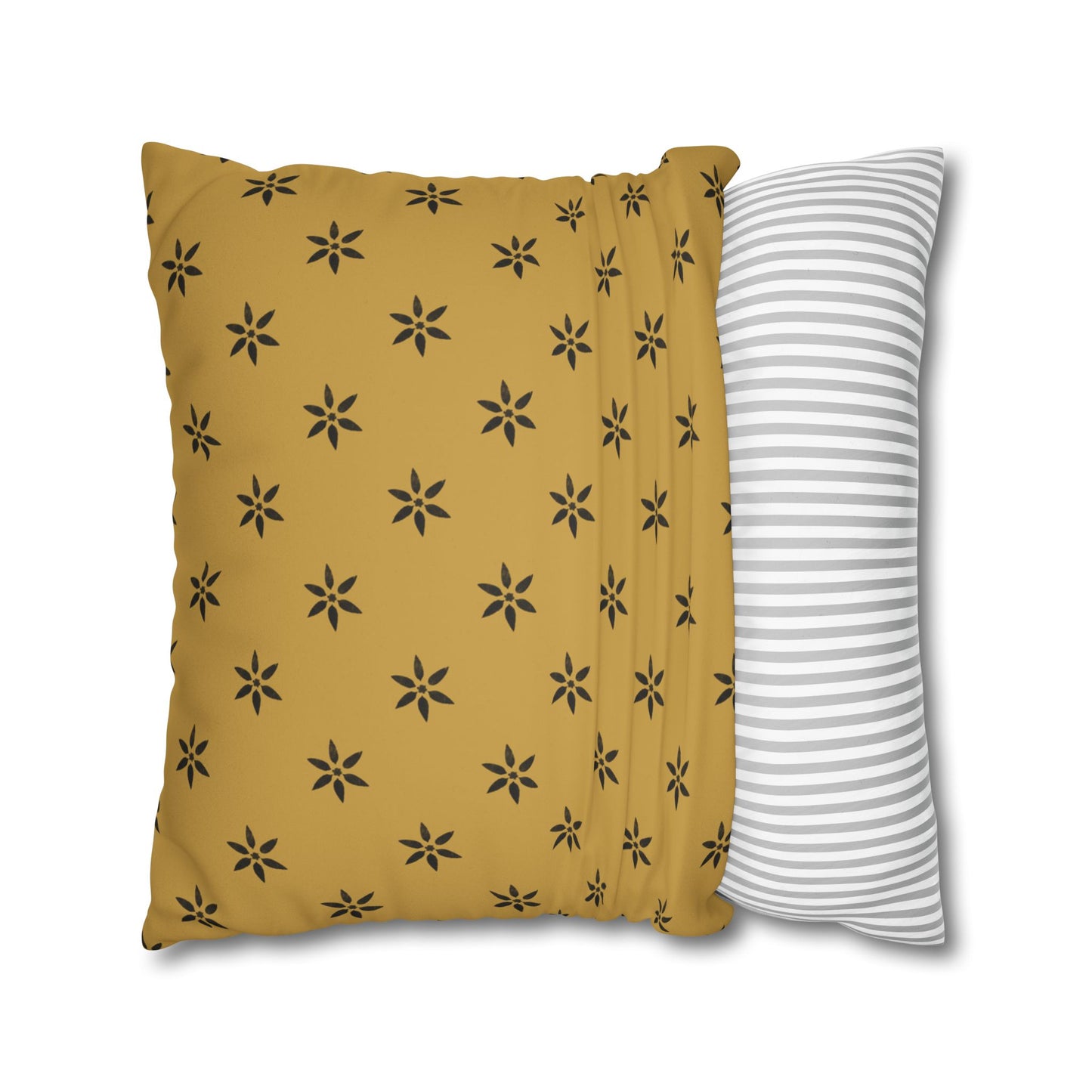 Faux Suede Square Pillowcase