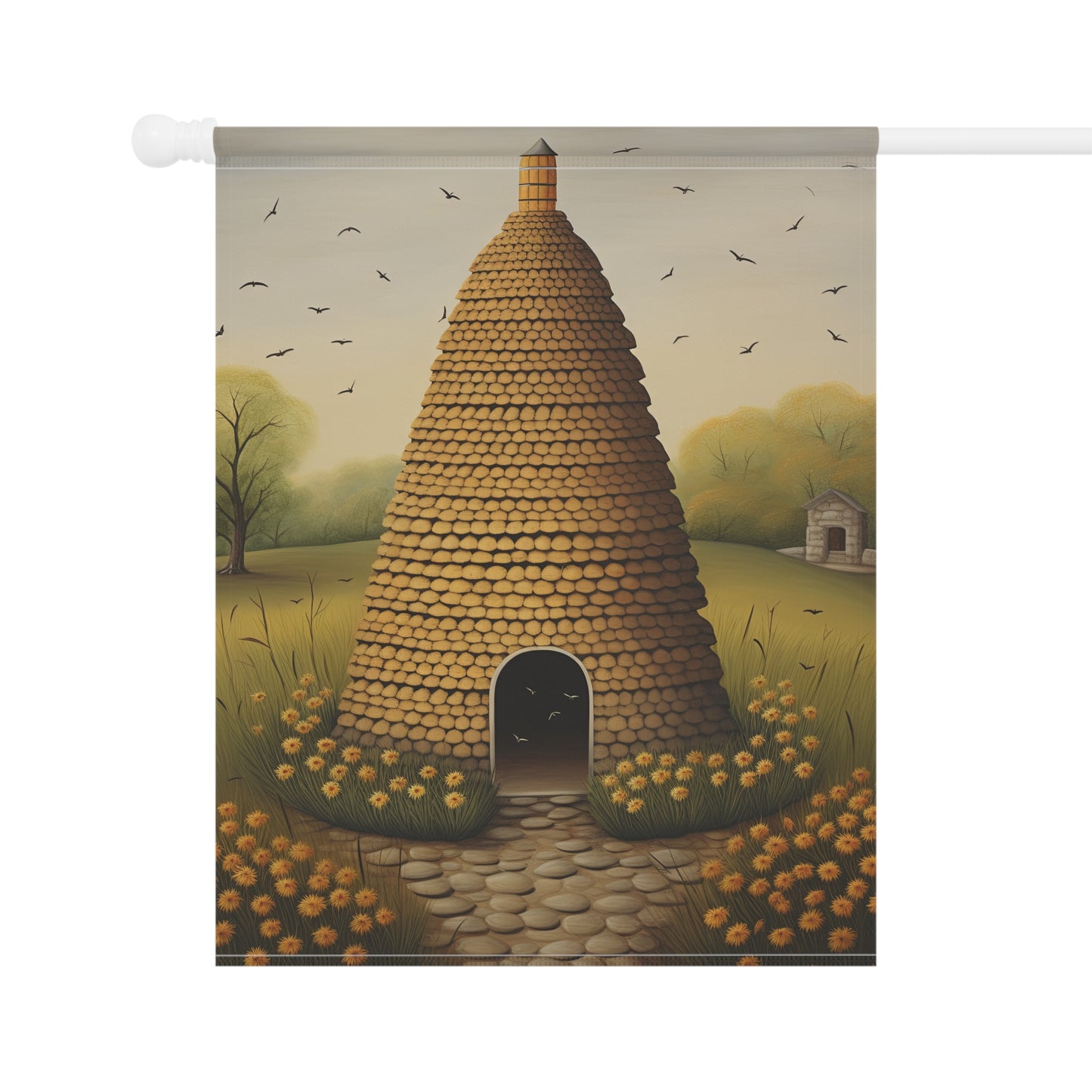 Bee Skep Garden & House Banner