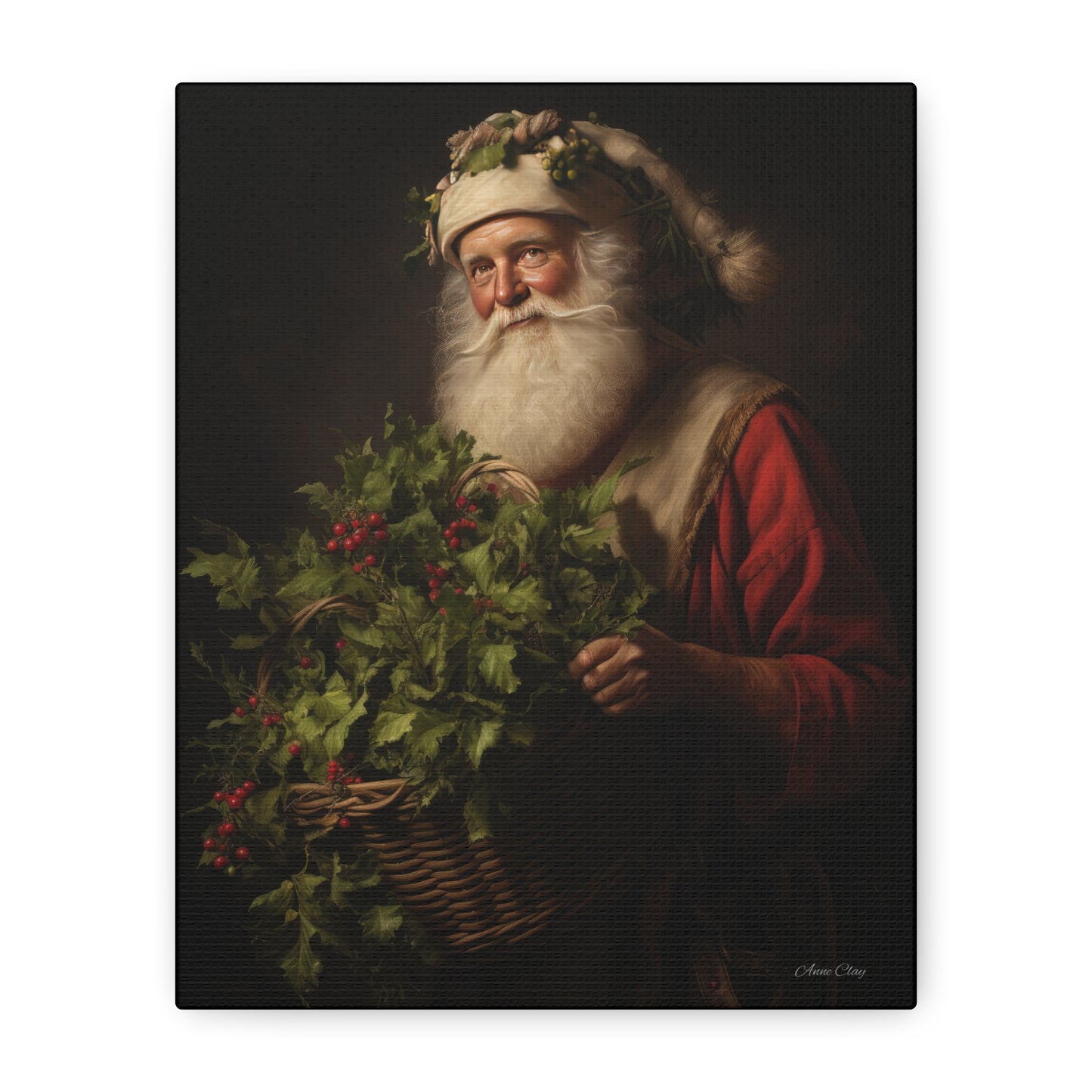 Unconventional Santa Matte Canvas, Stretched, 1.25"