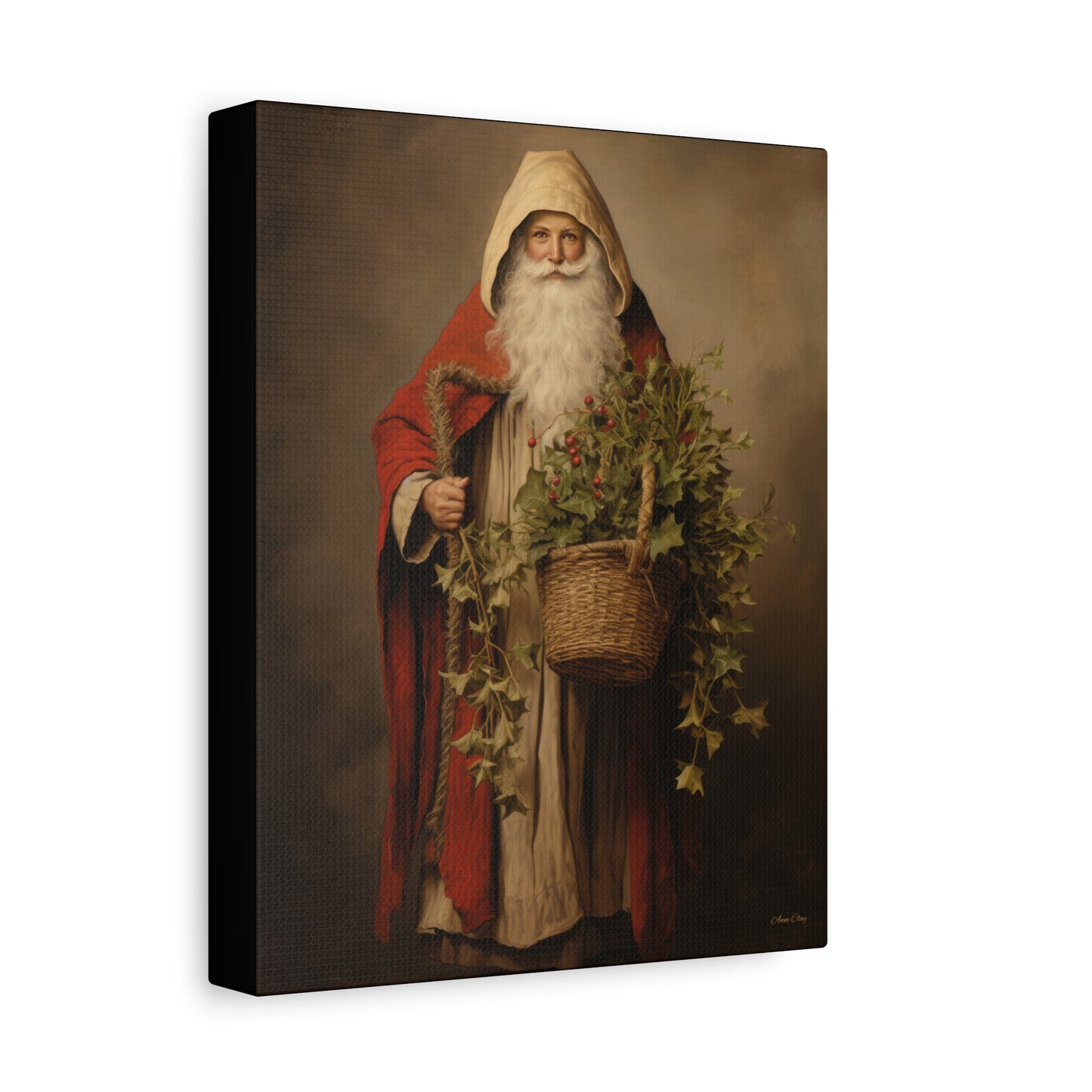 Sharing Santa Matte Canvas, Stretched, 1.25"