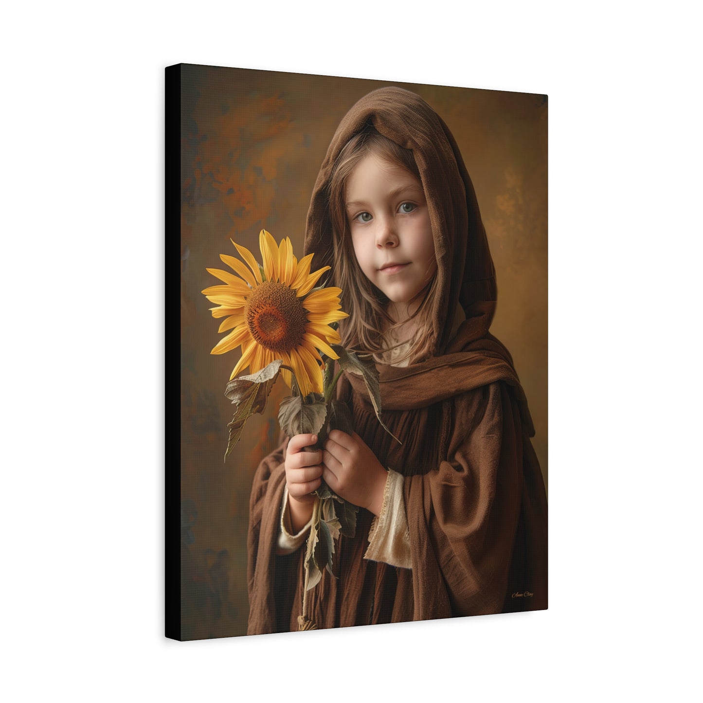 Sandy Sunflower Matte Canvas, Stretched, 1.25"