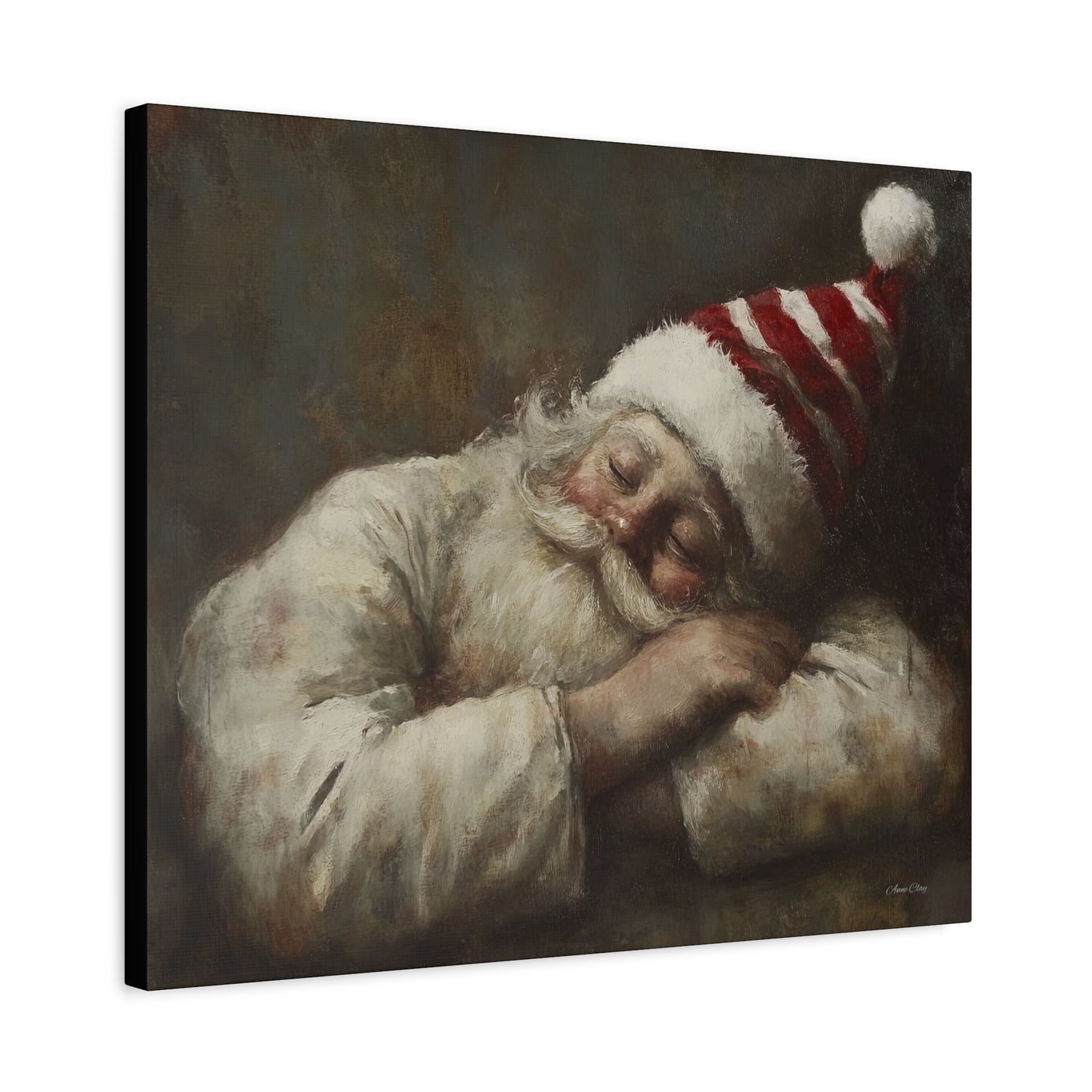 Sweet Dreams Santa Matte Canvas, Stretched, 1.25"