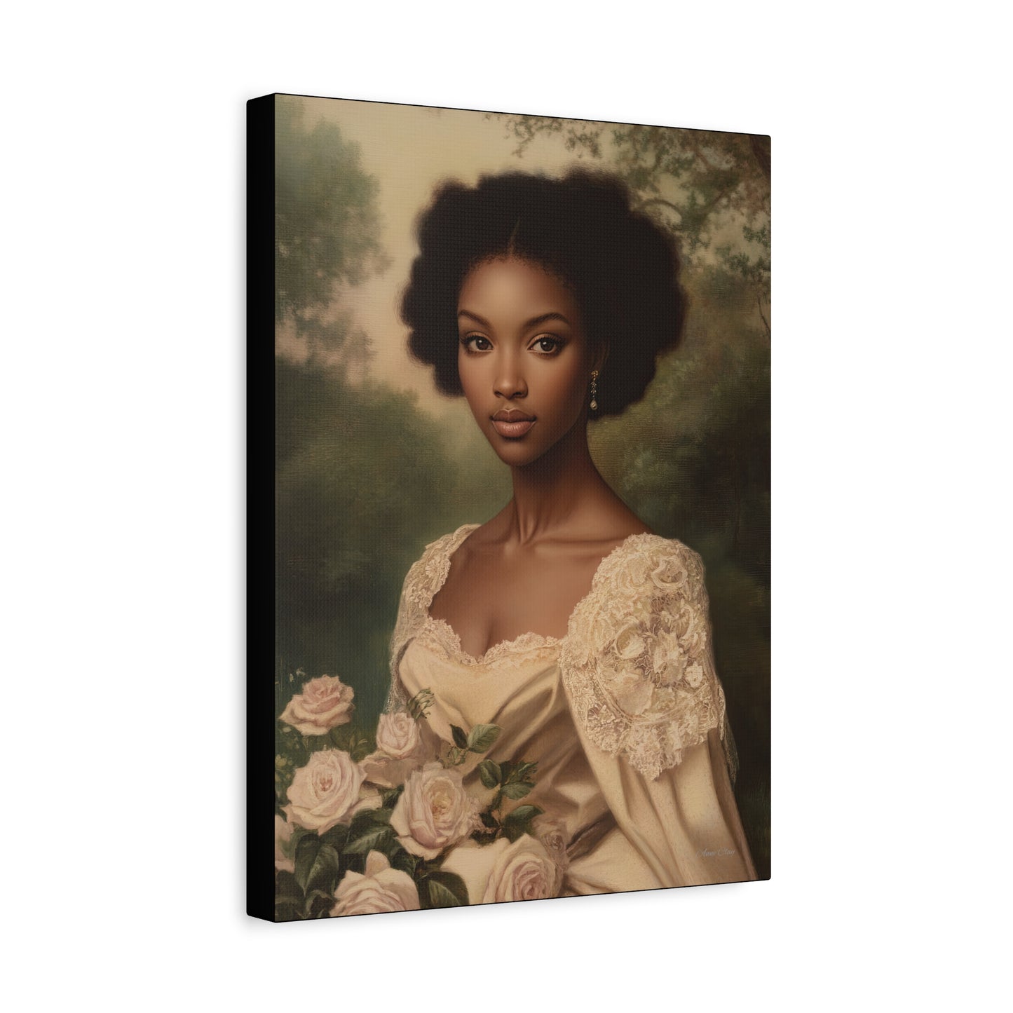 Elegant Floral Canvas Art, Stunning Wall Decor, Home Decor, Bedroom Art, Gift for Her, Wedding Gift, Floral Print