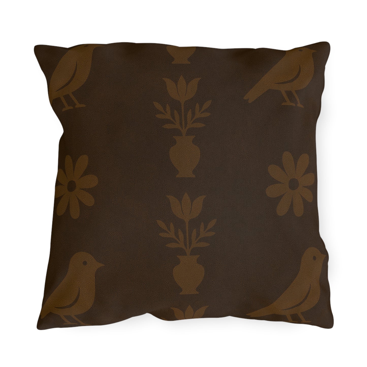 Chic Outdoor Pillows for Cozy Patios, Garden Decor, Seasonal Celebrations, Bird & Floral Design, Boho Throw Cushions