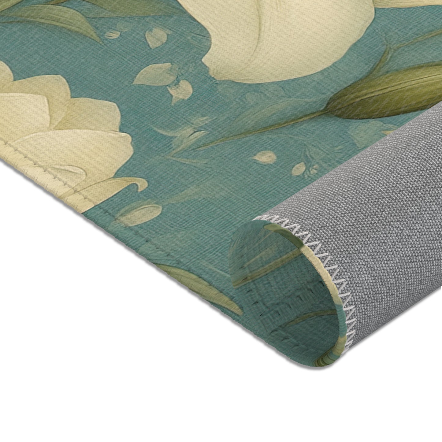Elegant Floral Area Rug - Vintage Inspired Home Decor, Living Room Accent, Gift for Housewarming, Boho Chic Rug, Spring Decor