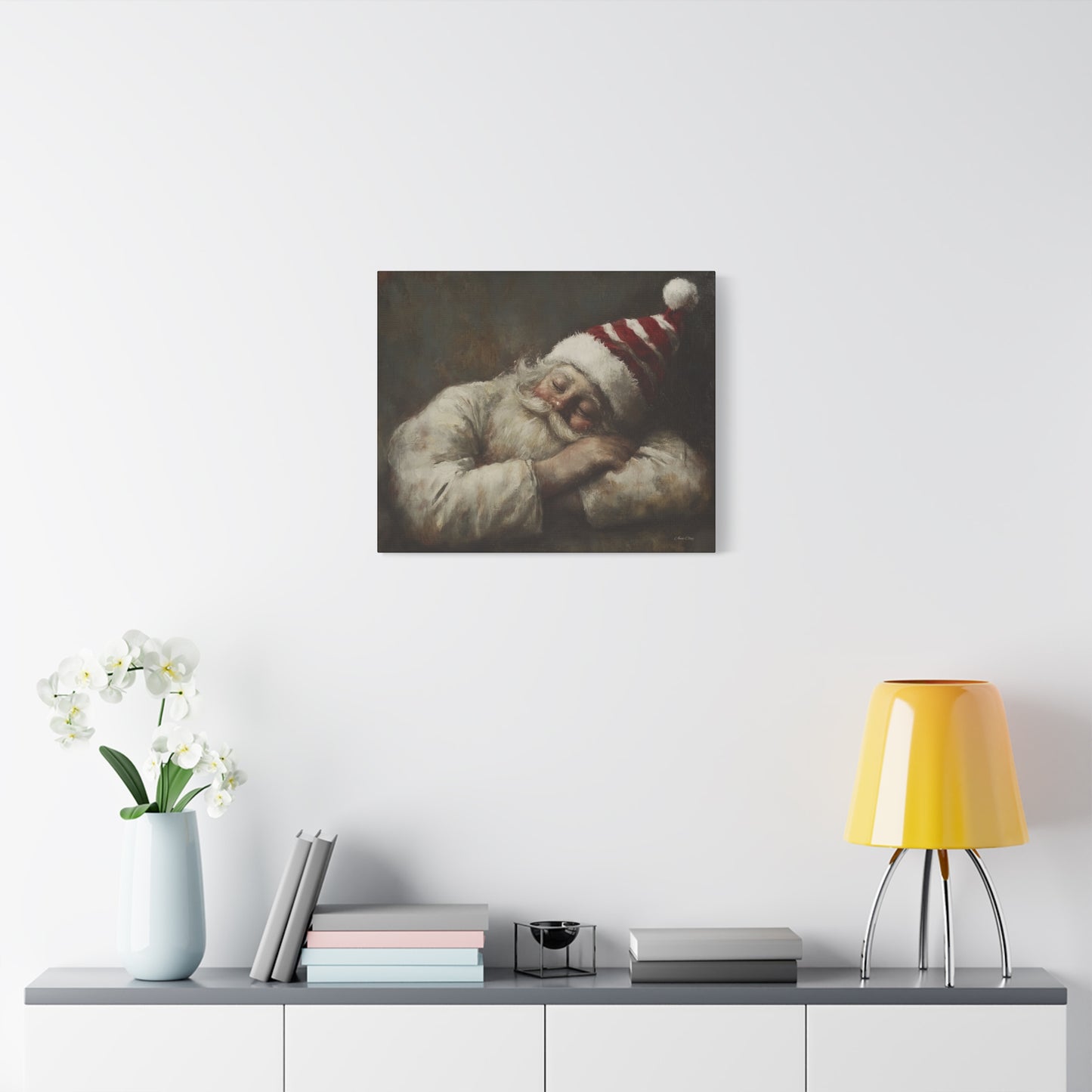 Sweet Dreams Santa Matte Canvas, Stretched, 1.25"