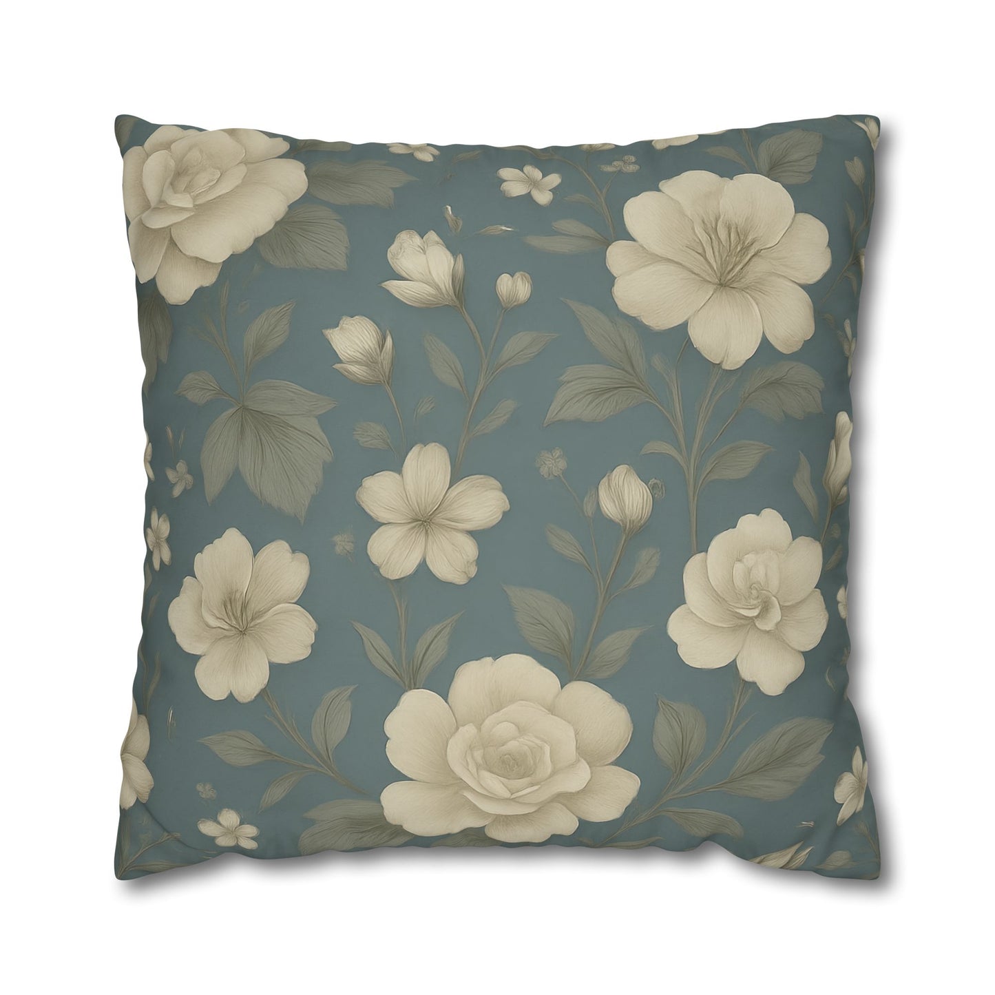 Floral Throw Pillow, Cozy Home Décor, Gift for Her, Vintage Cushion, Living Room Accent, Wedding Decor, Boho Pillows