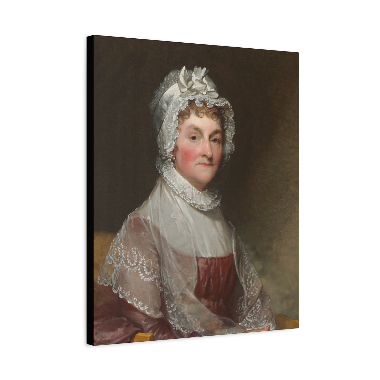 Abigail Adams wife of President John Adams Canvas Wall Art - Elegant Vintage Portrait of a Lady