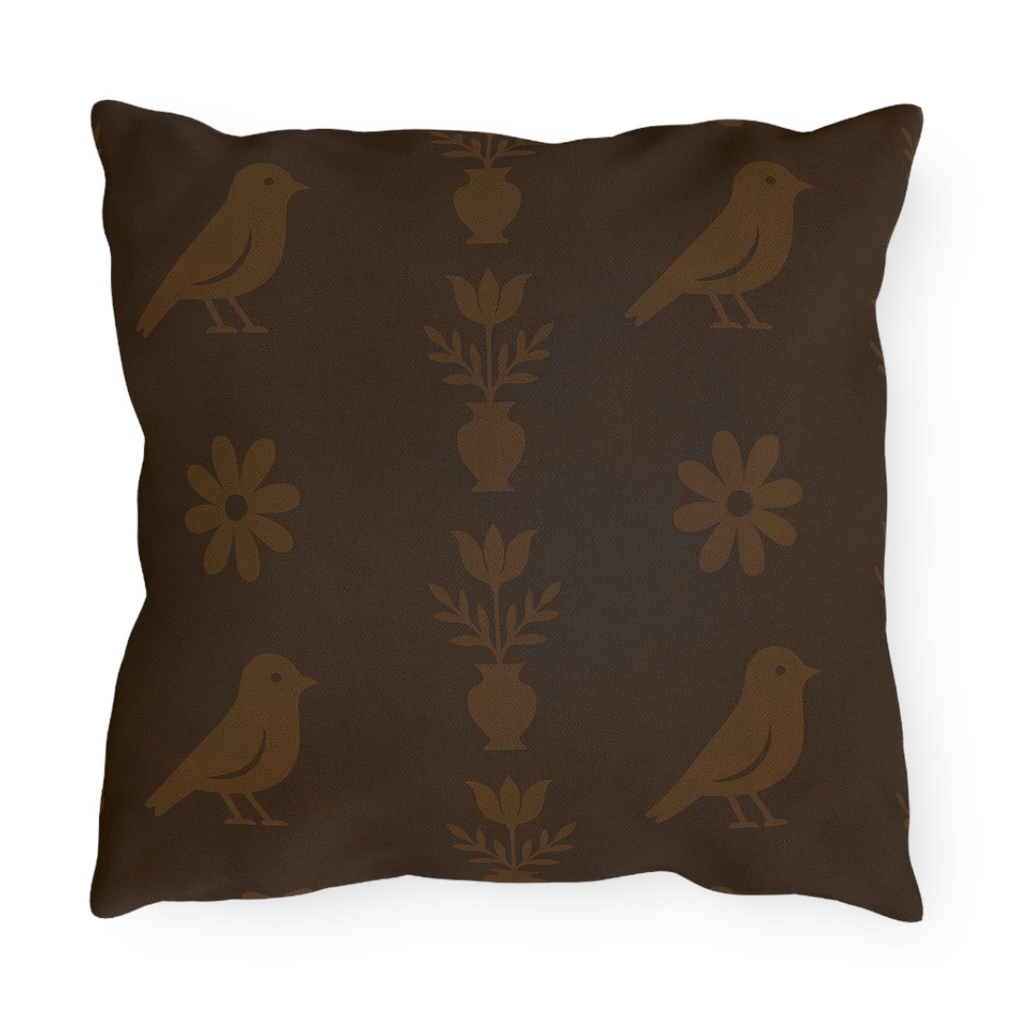 Chic Outdoor Pillows for Cozy Patios, Garden Decor, Seasonal Celebrations, Bird & Floral Design, Boho Throw Cushions