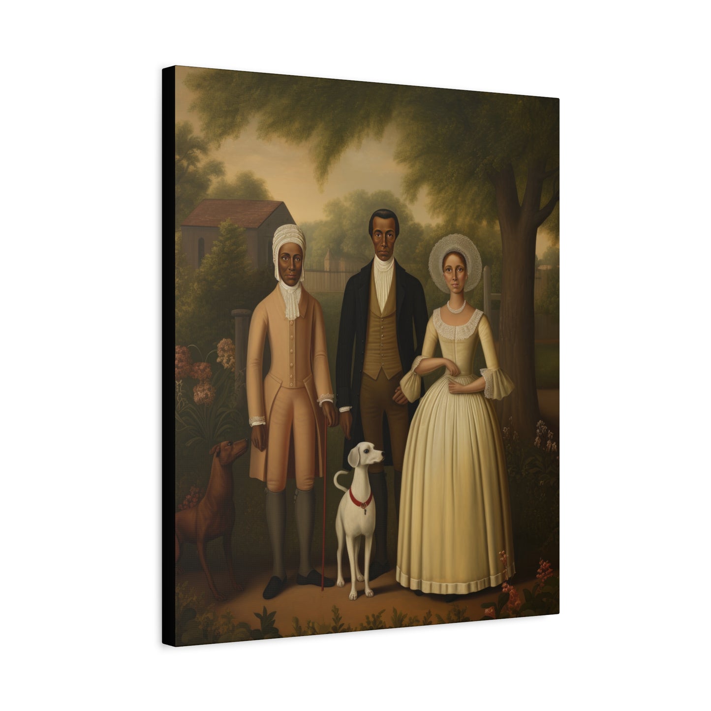Vintage Portrait Canvas Print - Timeless Family Heritage Art for Home Decor