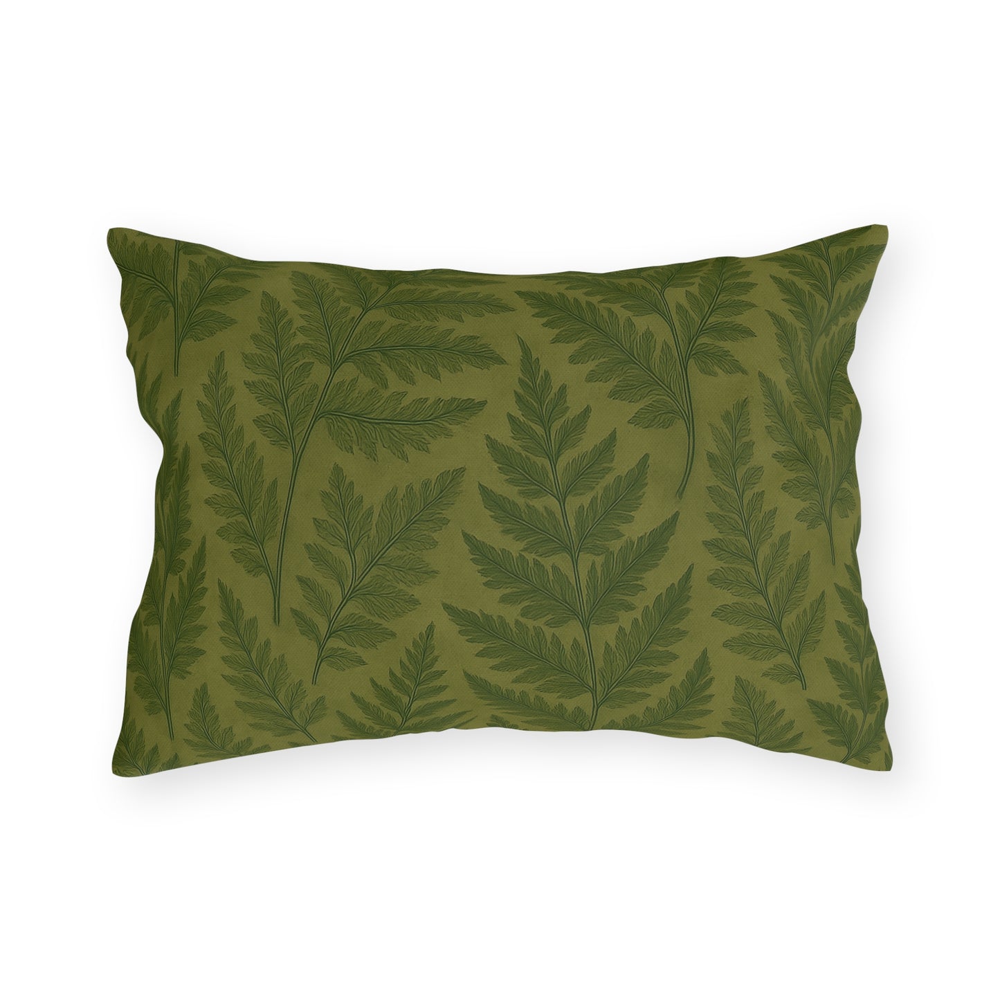 Outdoor Fern Print Pillows - Eco-Friendly Garden Decor, Patio Cushions, Home Accessories, Comfortable Seating, Nature-Inspired Decor