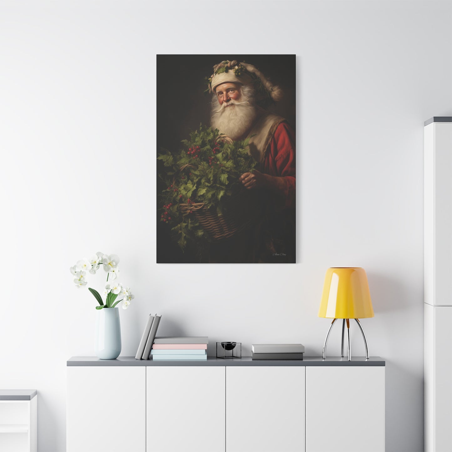 Unconventional Santa Matte Canvas, Stretched, 1.25"