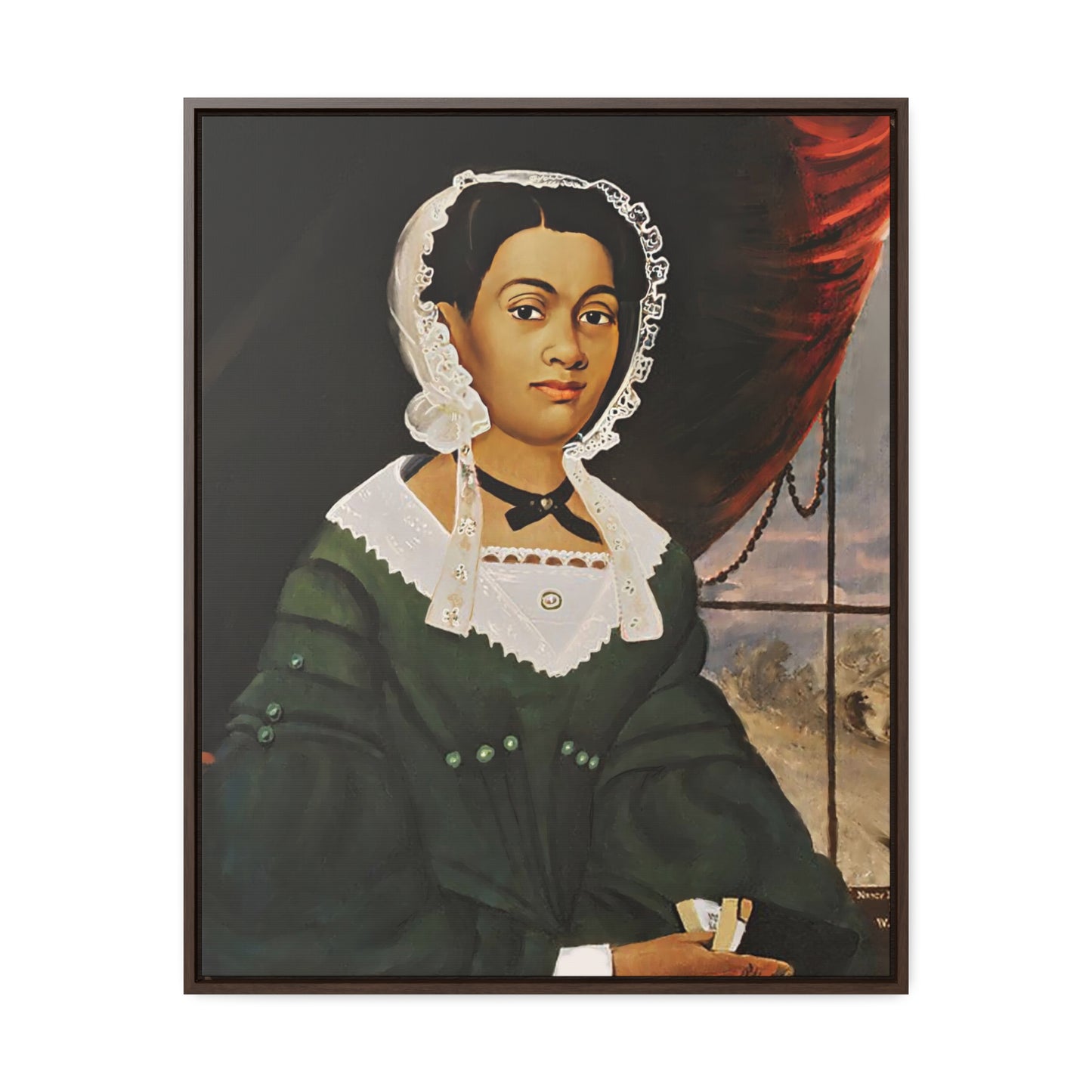 Mrs. Nancy Lawson Gallery Canvas Wraps, Vertical Frame