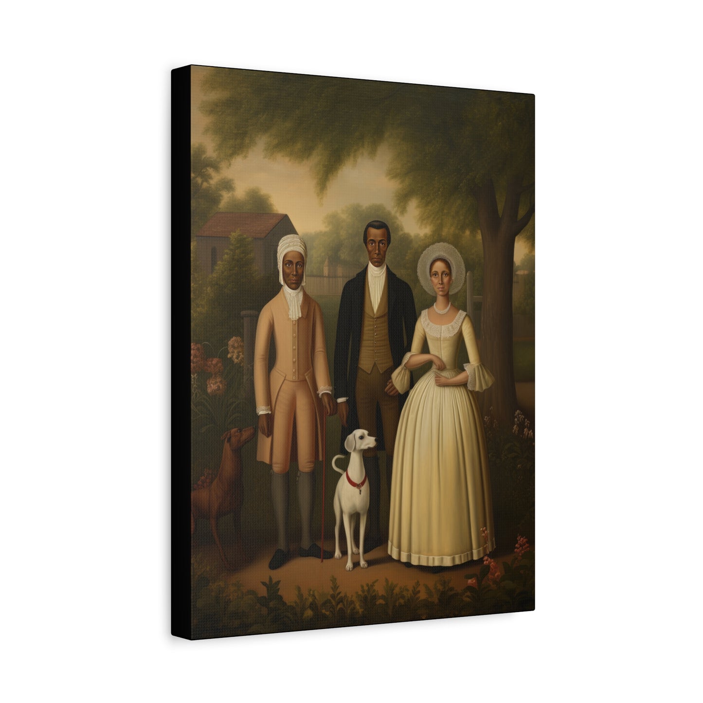 Vintage Portrait Canvas Print - Timeless Family Heritage Art for Home Decor