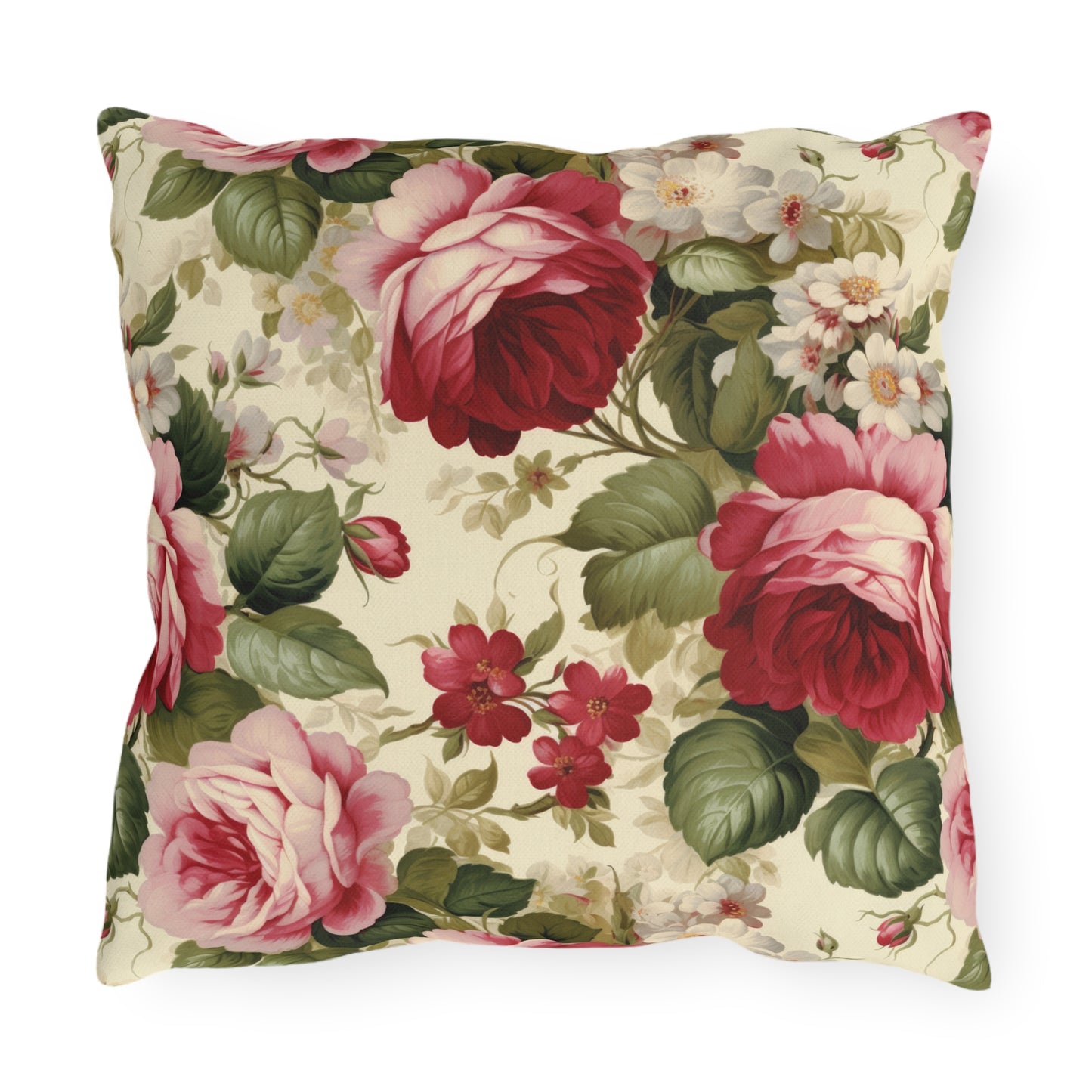 Classic Roses Outdoor Pillows