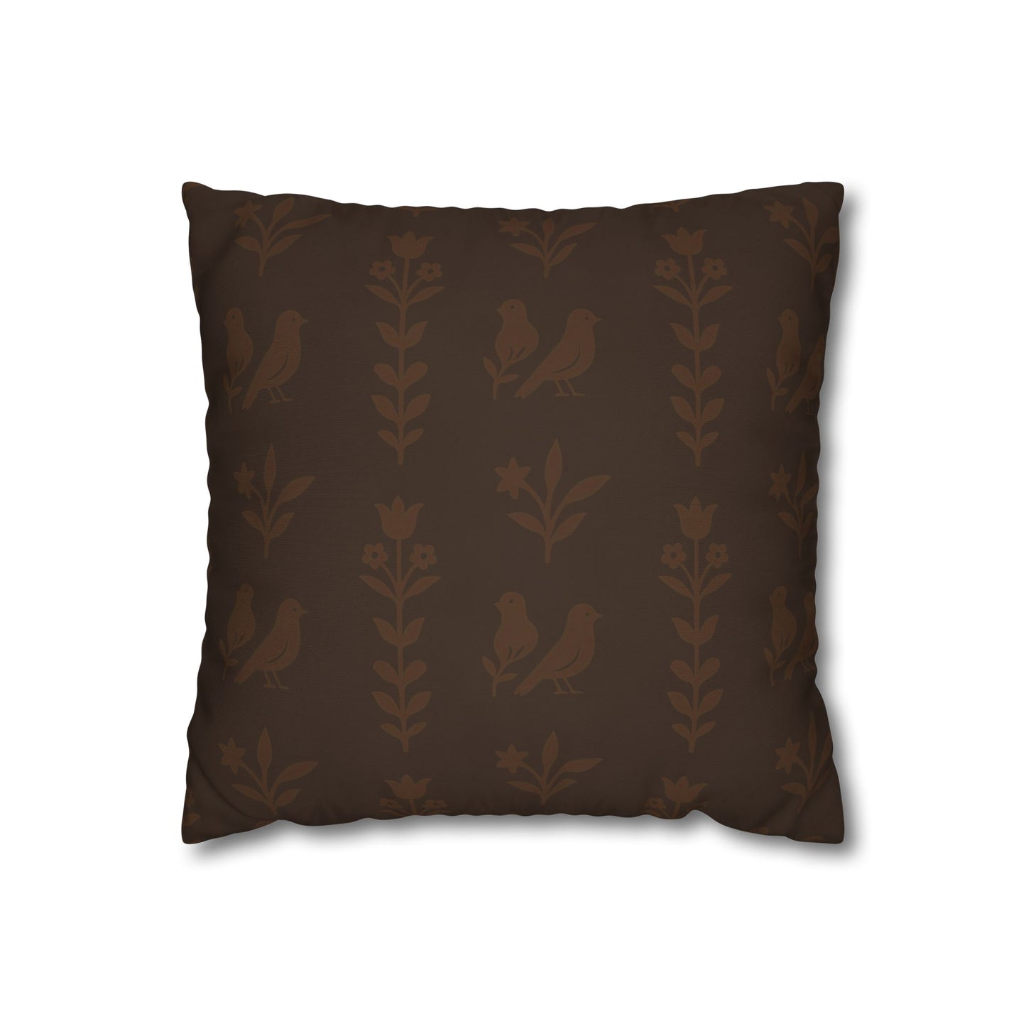 Bohemian Floral Pillowcase, Art Decor Cushion Cover, Cozy Home Accent, Gift for Housewarming, Relaxing Bedroom Decor
