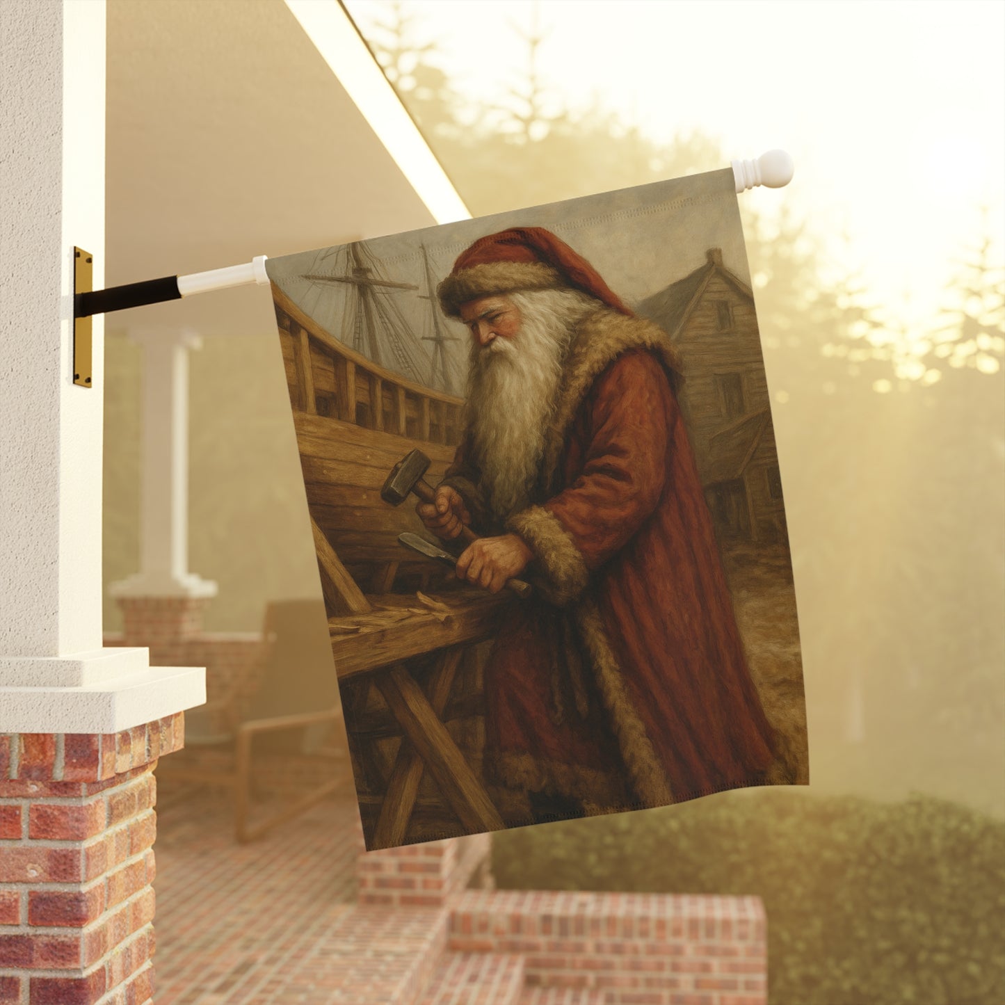 Santa Claus Garden Banner