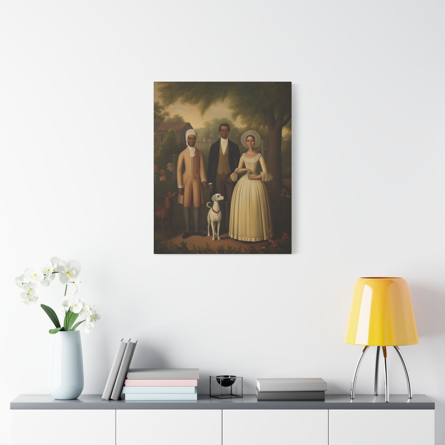 Vintage Portrait Canvas Print - Timeless Family Heritage Art for Home Decor